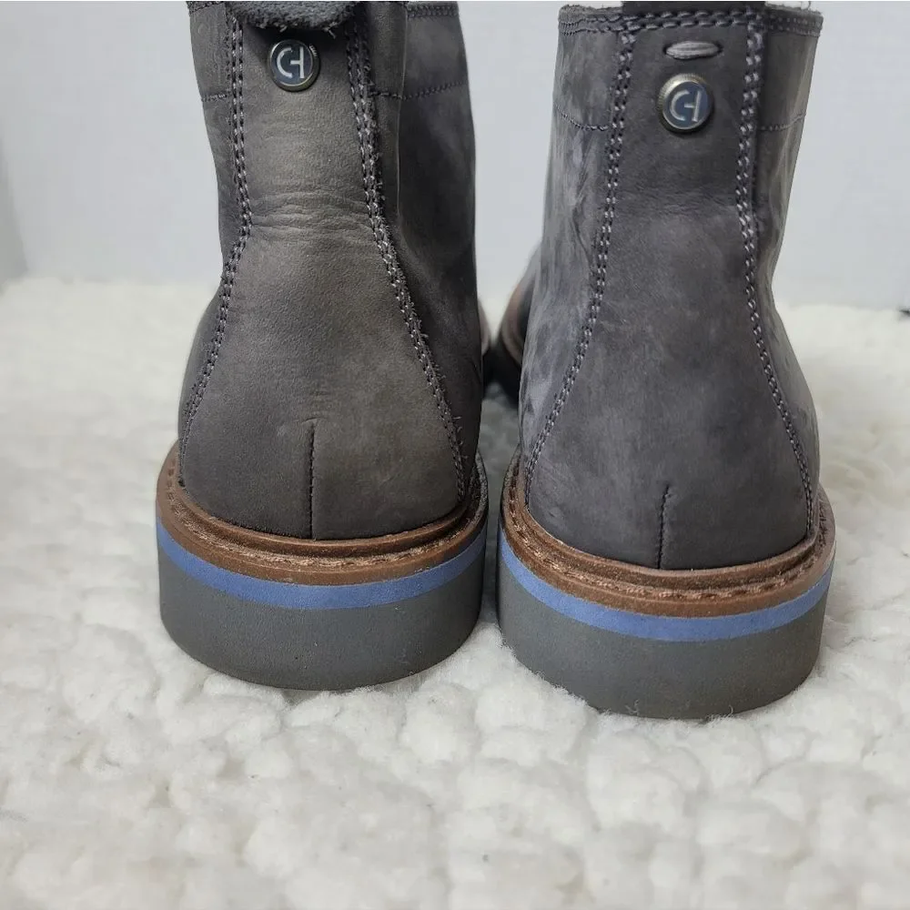 Cole Haan Grand 360 Grey Suede Chukka Boots Men’s 10M Lace Up Ankle Shoes C34159